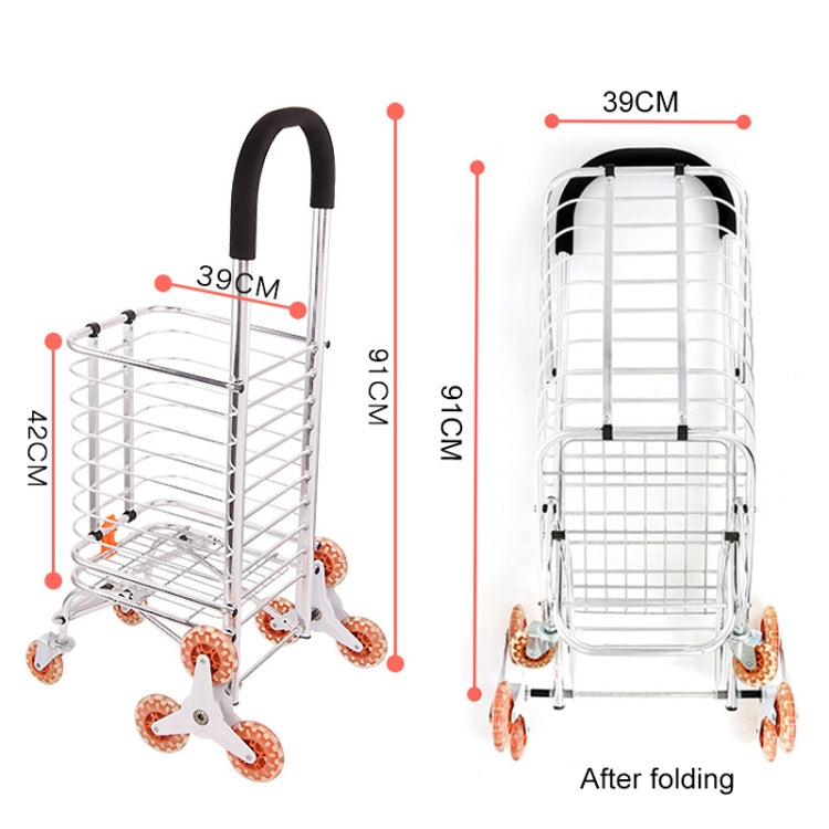 Multi-function Portable Foldable Aluminum Alloy Luggage Truck Hand Cart Shopping Small Trolley Case