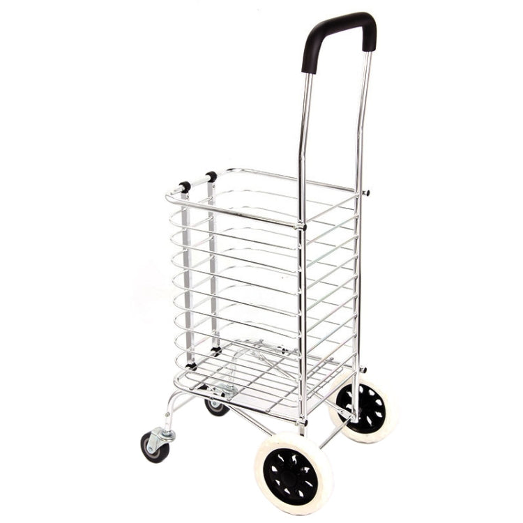 Portable Foldable Household Aluminum Alloy Luggage Truck Hand Cart Shopping Small Trolley Case