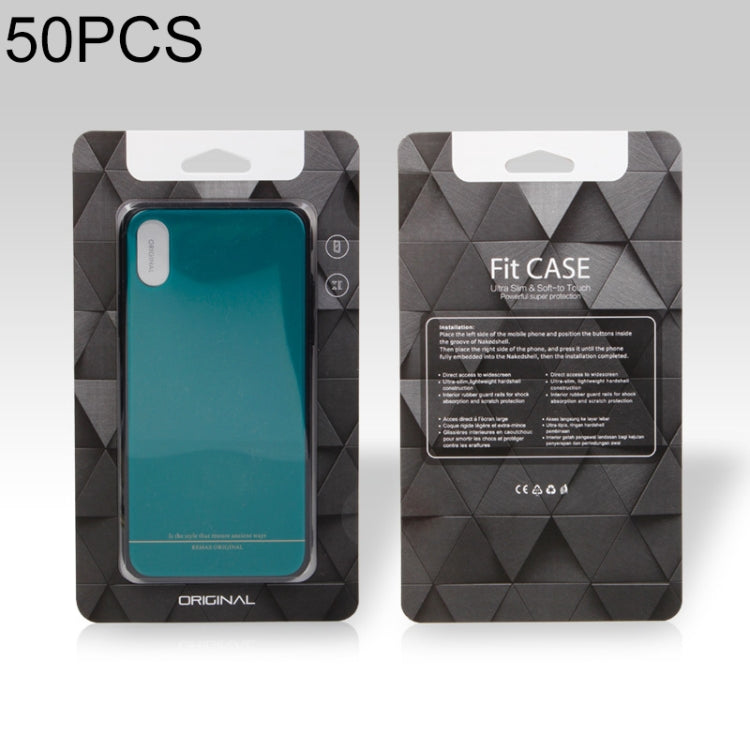 50 PCS High Quality Cellphone Case PVC + Glue Package Box for iPhone (4.7 inch) Available Size: 148mm x 78mm x 7mm
