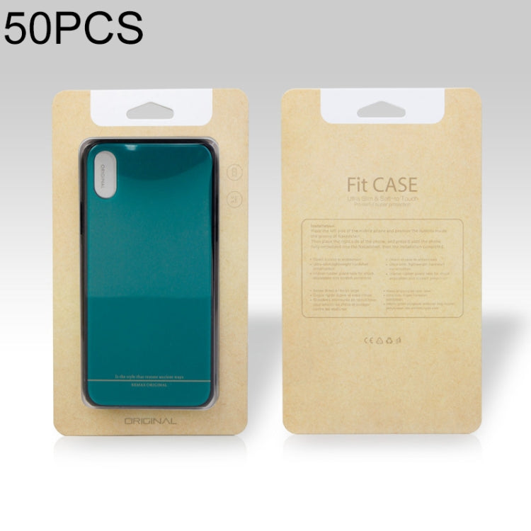 50 PCS High Quality Cellphone Case PVC + Glue Package Box for iPhone (4.7 inch) Available Size: 148mm x 78mm x 7mm