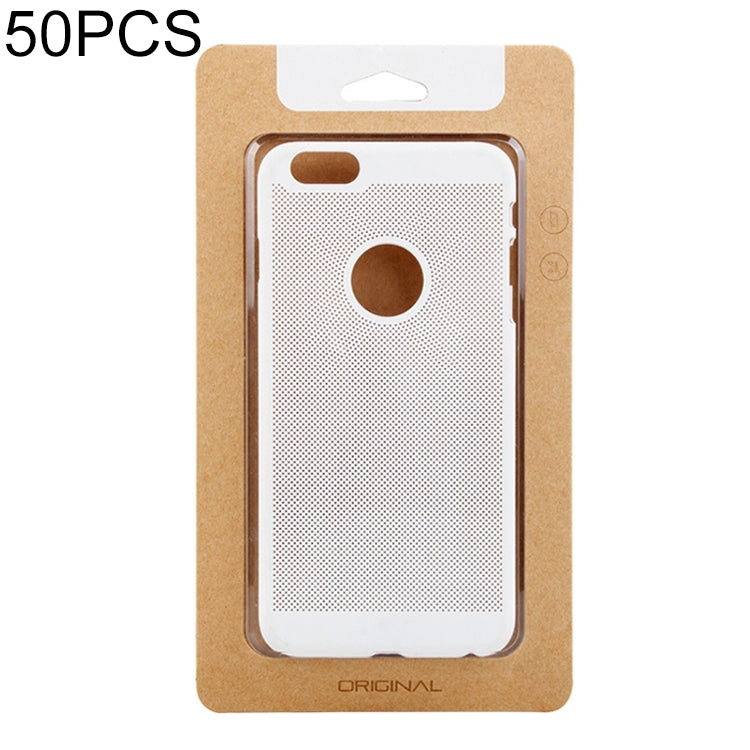 50 PCS High Quality Cellphone Case Kraft Paper Package Box for iPhone (5.5 inch) Available Size: 164mm x 89mm x 7mm