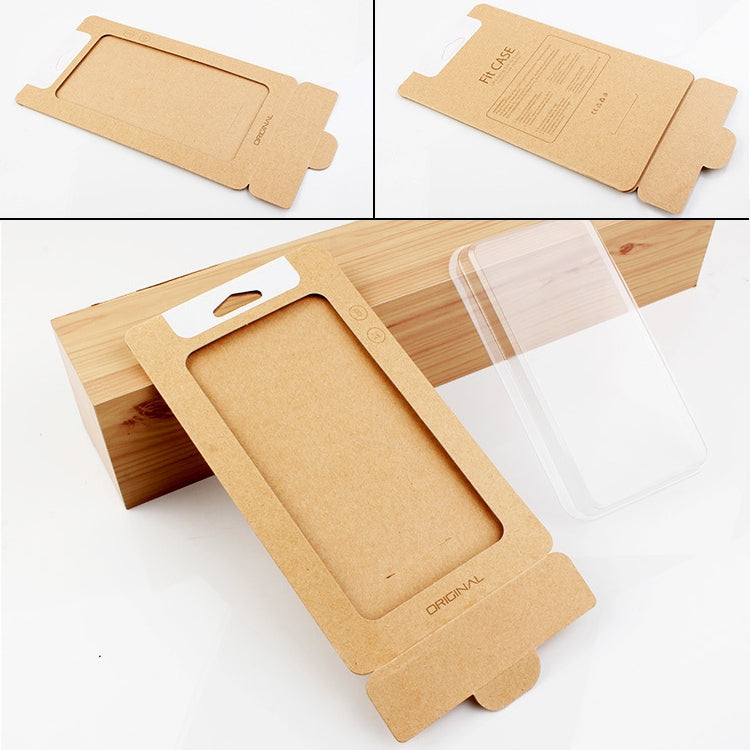 50 PCS High Quality Cellphone Case Kraft Paper Package Box for iPhone (5.5 inch) Available Size: 164mm x 89mm x 7mm