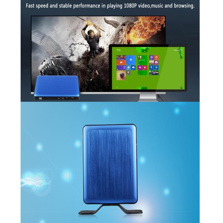 TK600 Mini PC, Intel Baytrail-T Quad Core Z3735F 1.33Ghz-1.83Ghz, RAM: 2GB, SSD: 32GB, Support Bluetooth, WiFi, Windows 8.1 & Windows 10 Professional Operating System