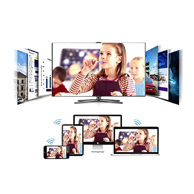 PTV S6 Pro Mini Wireless Dual Band 2.4GHz + 5.8GHz WiFi Display Adaptor Miracast Airplay DLNA HDMI TV Dongle Display Receiver for Android & IOS & Mac & Windows Devices