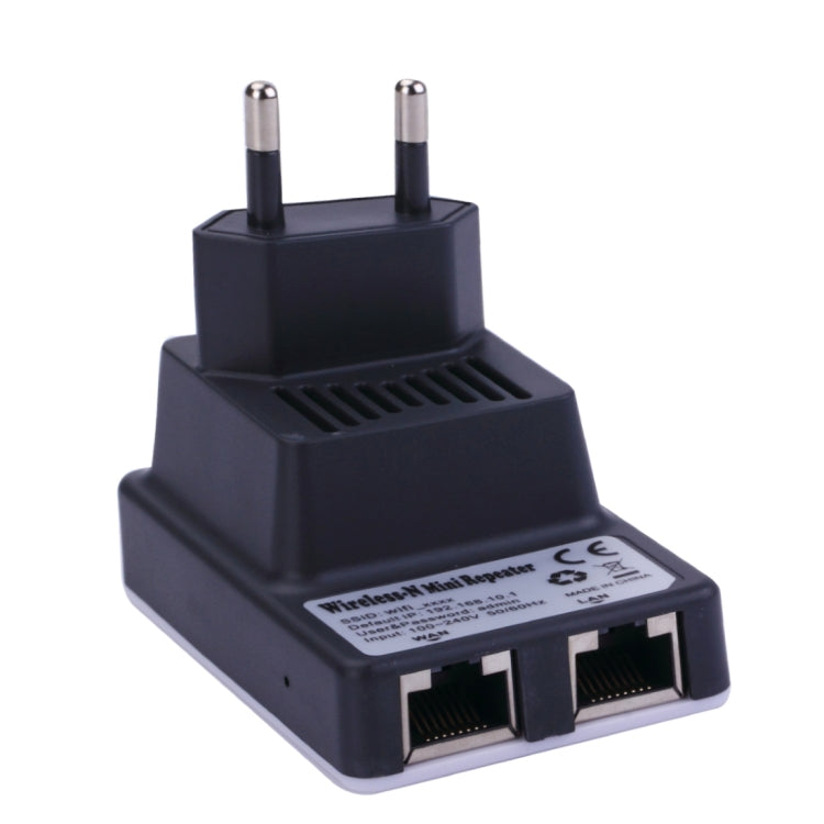 Wireless-N Mini Wifi Router 300Mbps 802.11n/g/b Repeater Booster with LAN + WAN Ports, EU Plug