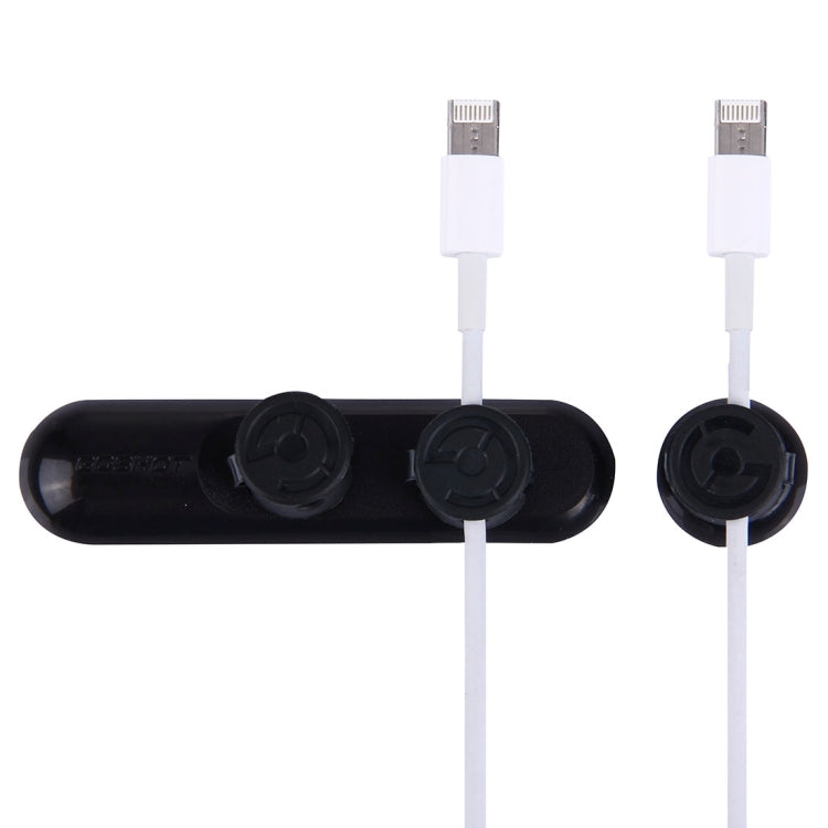 Magnetic USB Cable Clip Desk Tidy Organiser Wire Lead Holder with Adhesive Backed