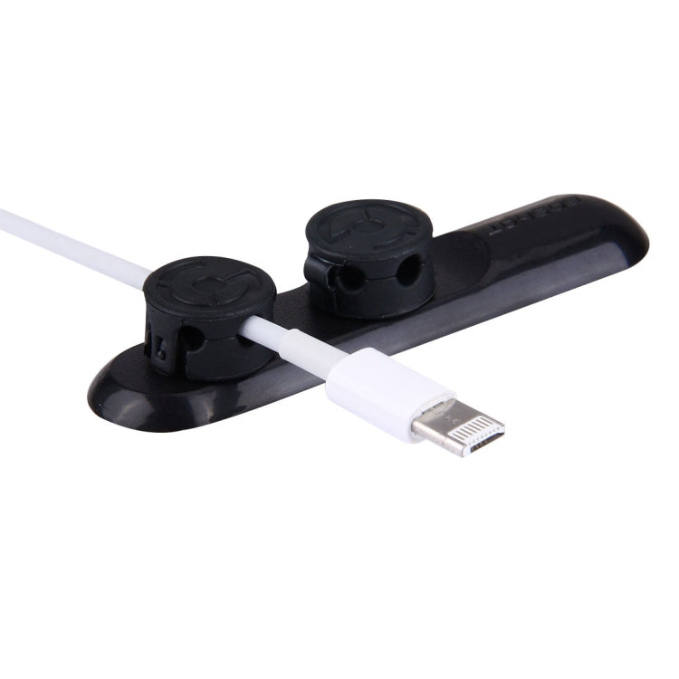 Magnetic USB Cable Clip Desk Tidy Organiser Wire Lead Holder with Adhesive Backed