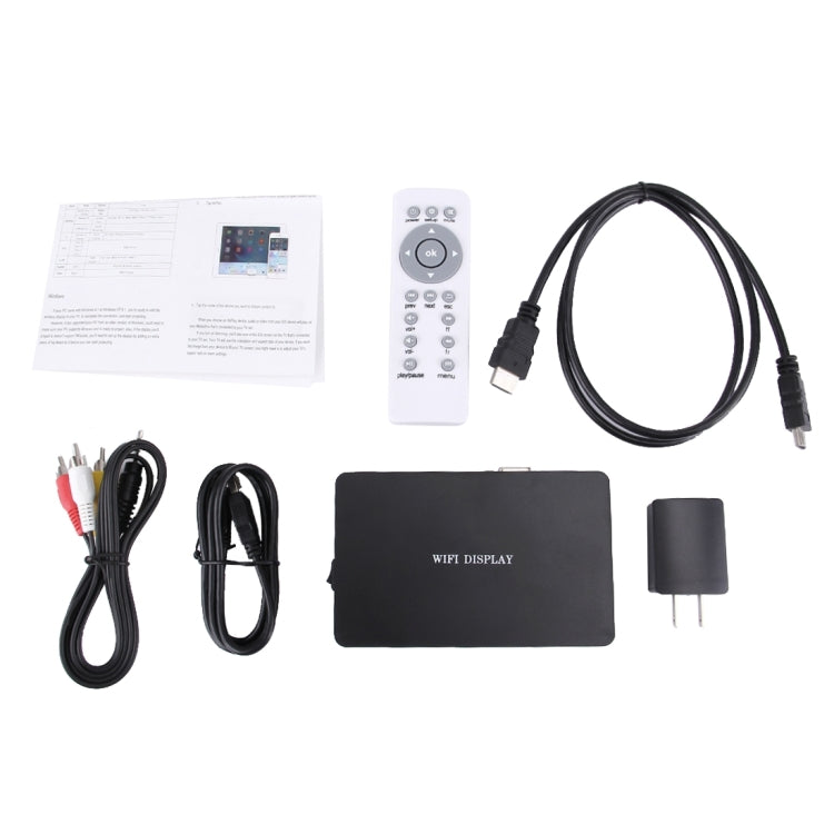 Professional Wireless Dual Band 2.4GHz + 5GHz WiFi Display Adaptor Miracast Airplay AirFun DLNA HDMI TV Dongle Display Receiver with Remote Controller for Android & IOS Devices