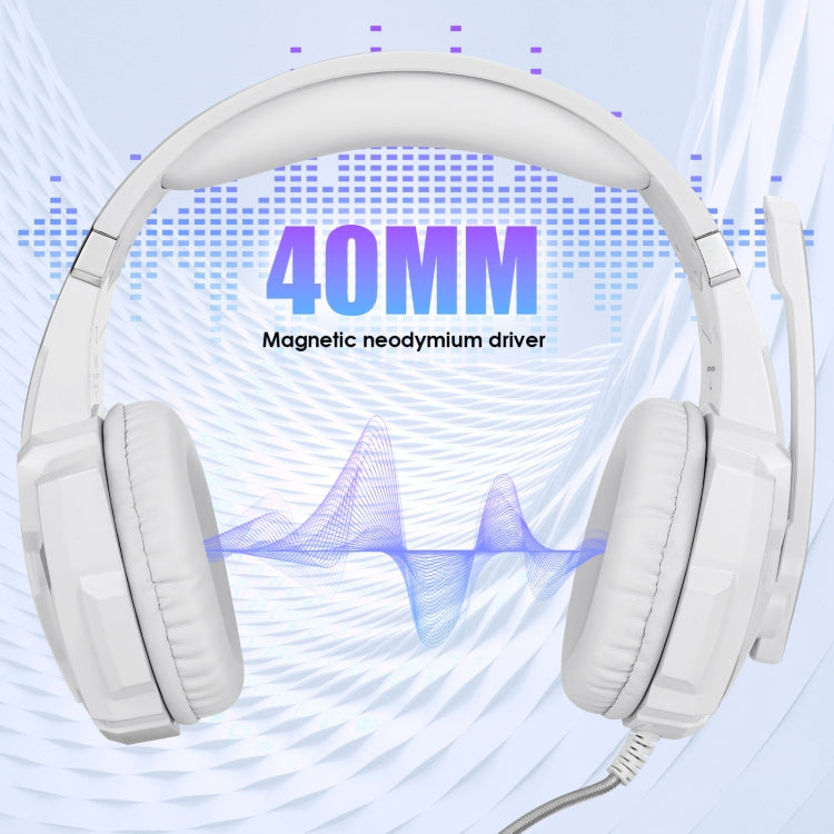 KOTION EACH G9000 3.5mm Gaming Headset with Microphone LED Light,Cable Length: About 2.2m
