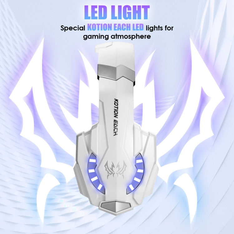 KOTION EACH G9000 3.5mm Gaming Headset with Microphone LED Light,Cable Length: About 2.2m