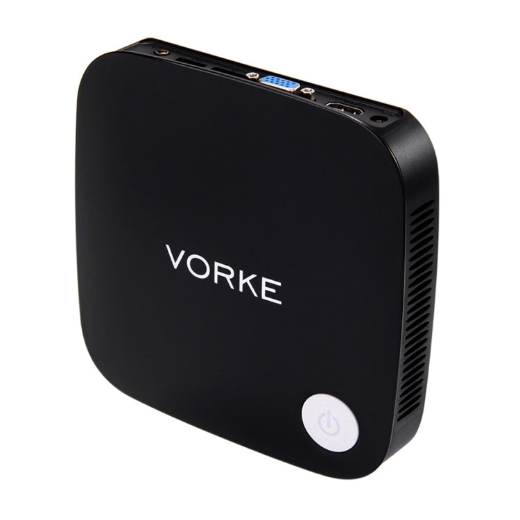 Vorke V1 Mini PC / TV Box Windows 10 Braswell Celeron J3160 Quad Core 1.6GHz, RAM: 4GB, ROM: 64GB, Support Bluetooth, WiFi, XBMC(Black)