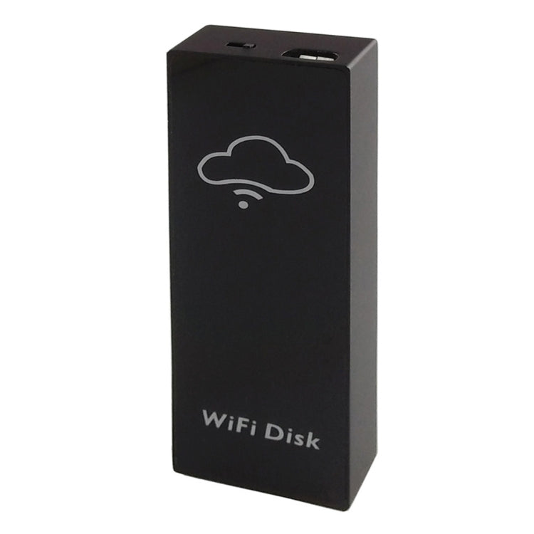 Ibank Mini WiFi Wireless Storage Box Hard Drive Disk USB Driver Card Reader with 700mAh Battery for Mobile Phones & Tablets, Compatible with Android 3.0 or Above and IOS 5.1.1 or Above, Support Micro SD Card / TF Card up to 128GB, Size: 84 x 28 x 12 mm