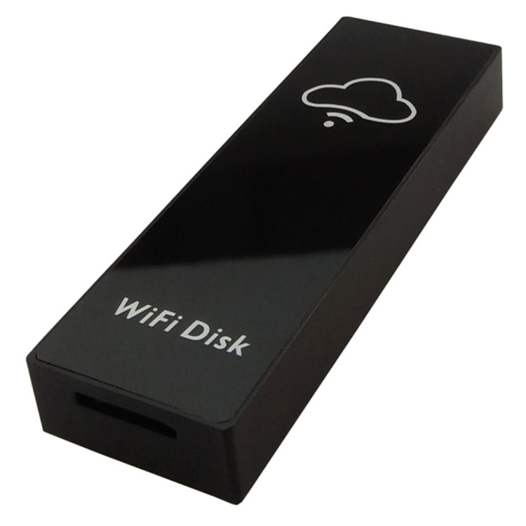 Ibank Mini WiFi Wireless Storage Box Hard Drive Disk USB Driver Card Reader with 700mAh Battery for Mobile Phones & Tablets, Compatible with Android 3.0 or Above and IOS 5.1.1 or Above, Support Micro SD Card / TF Card up to 128GB, Size: 84 x 28 x 12 mm