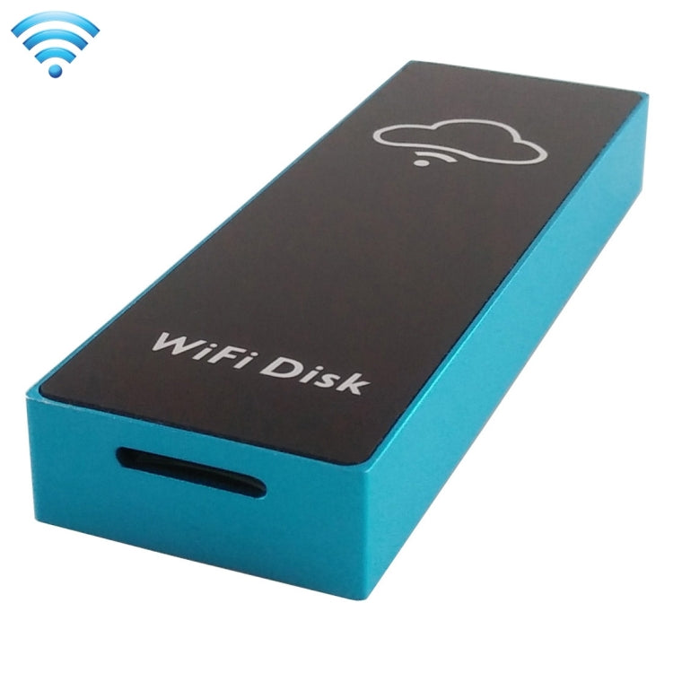 Ibank Mini WiFi Wireless Storage Box Hard Drive Disk USB Driver Card Reader with 700mAh Battery for Mobile Phones & Tablets, Compatible with Android 3.0 or Above and IOS 5.1.1 or Above, Support Micro SD Card / TF Card up to 128GB, Size: 84 x 28 x 12 mm