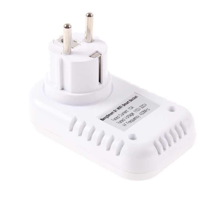 BangSmart S1 Wifi Alarm Socket Remote Control Smart Socket with Door Sensor, Android + iOS Supported, EU Plug