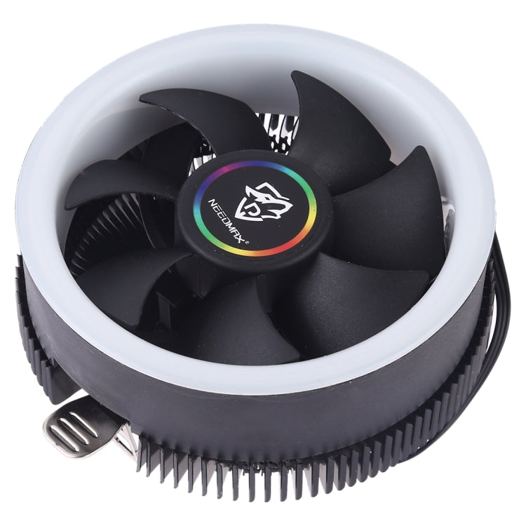 3 Pin Computer Components Chassis Fan Host Silent Cooling Fan with RGB Color Light for Intel: 1775 1366 1150 1151 1155 1156 (AMD: 754 939 AM2 AM2+ AM3 AM3+)
