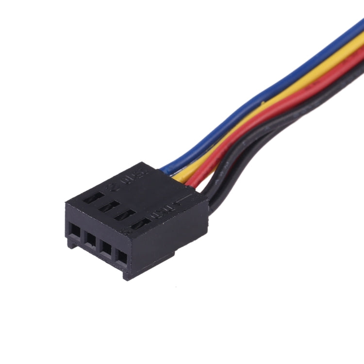 1 to 2 4 Pin Computer Components Chassis Fan Cable, Length: 30cm