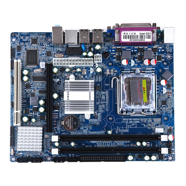 LGA 775 DDR2 Desktop Computer Motherboard for Intel G31 Chip, Sound Card Graphics Card Network Card Fully Integrated