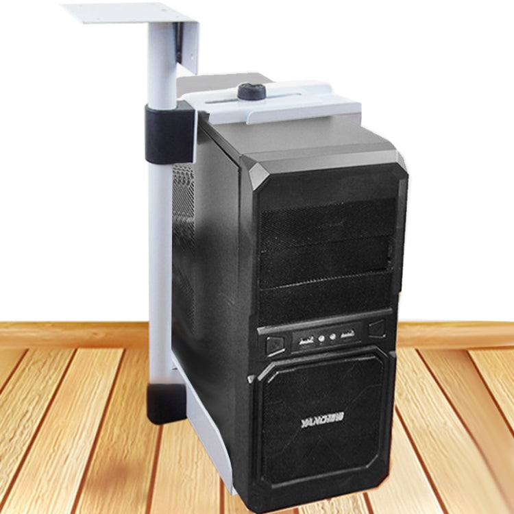 Universal PC Case Holder CPU Stand Hanging Adjustable Computer Mainframe Host Bracket, 100-430mm Height Adjustable, 135-230mm Width Adjustable