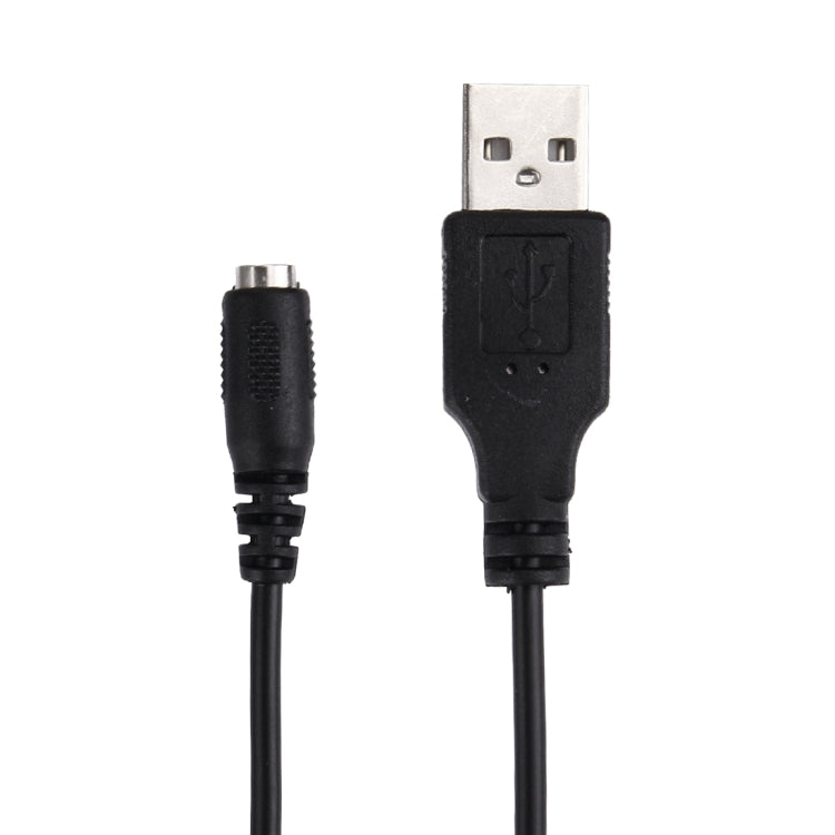 USB 2.0 Male to 3.5 x 1.35mm Female Interfaces Power Adapter Spring Coiled Cable for Laptop Notebook, Length: 40-100cm