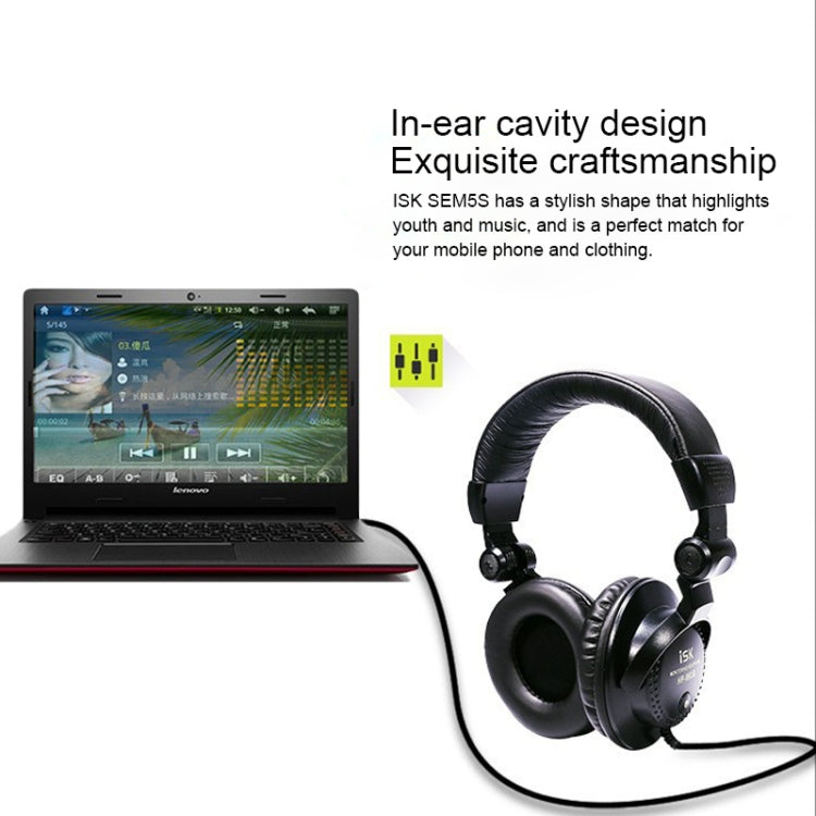 ISK HP-960B Noise Isolating Monitor Headphones Dynamic Stereo K Song Wired Headset