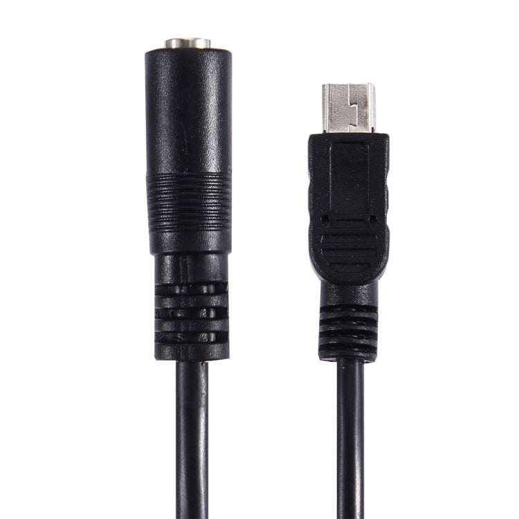 Mini USB to 3.5mm Audio Conversion Line Earphone Adapter Cable, For Motorola V3 / L6 Mobile Phones(Black)