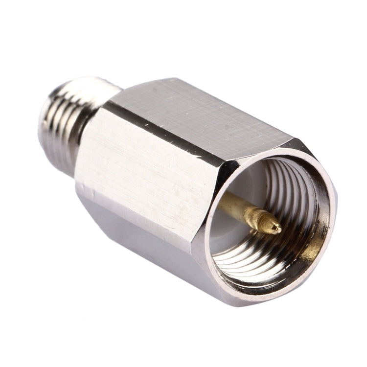 FME Male to SMA Female Connector Adapter(Silver)
