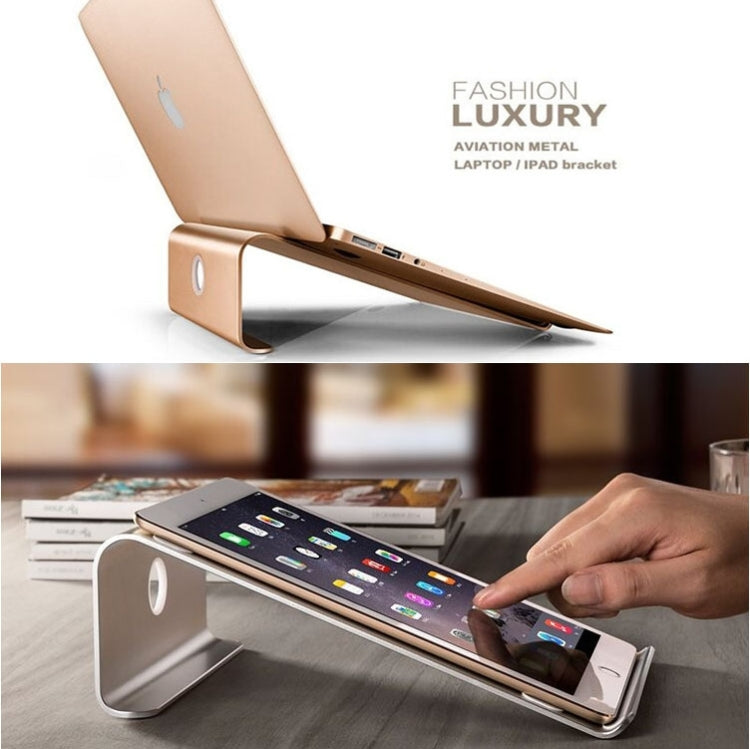 Aluminum Cooling Stand for Laptop, Suitable for Mac Air, Mac Pro,  iPad, and Other 11-17 inch Laptops
