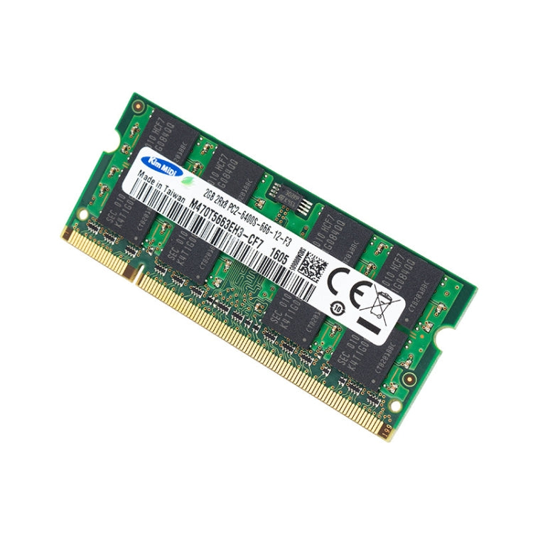 Kim MiDi 1.8V DDR2 800MHz 2GB Memory RAM Module for Laptops