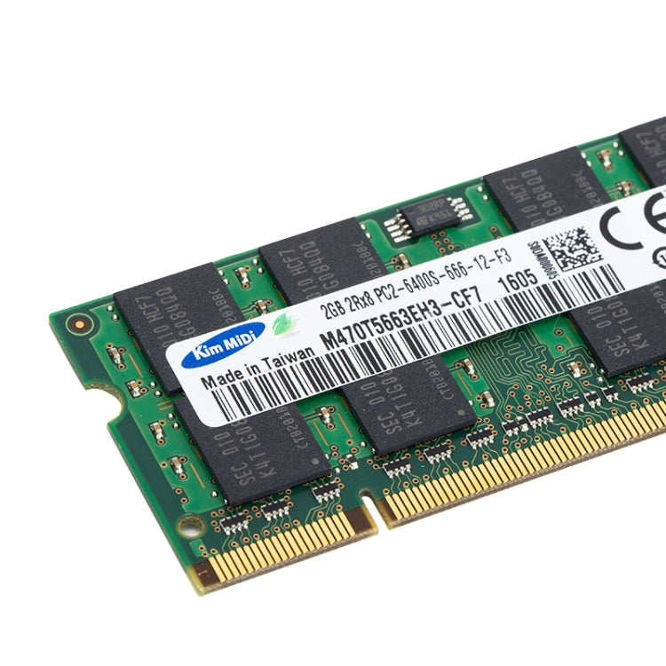 Kim MiDi 1.8V DDR2 800MHz 2GB Memory RAM Module for Laptops