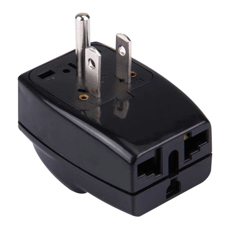 WDS-5 Portable Universal Plug to US Plug Grounded Adapter Power Socket Travel Converter