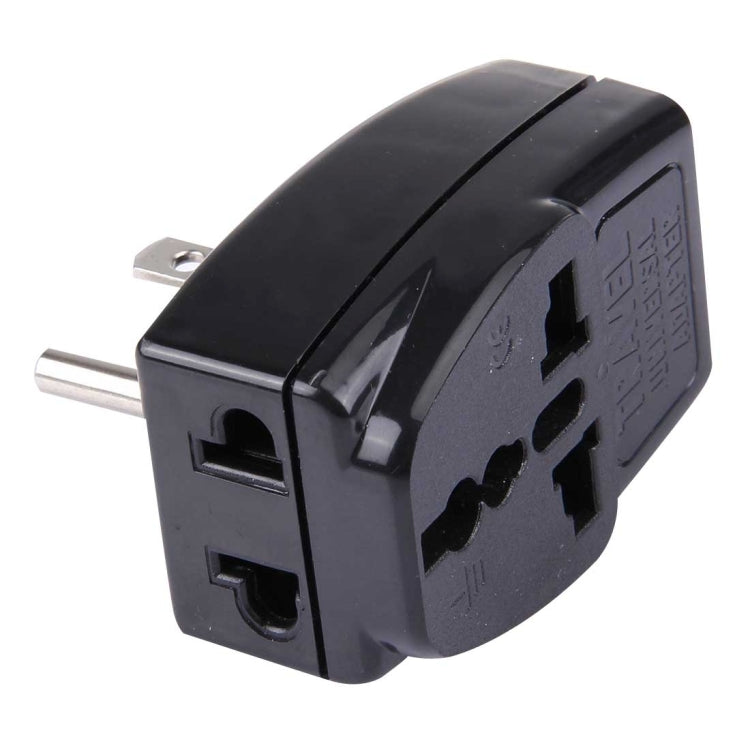 WDS-5 Portable Universal Plug to US Plug Grounded Adapter Power Socket Travel Converter