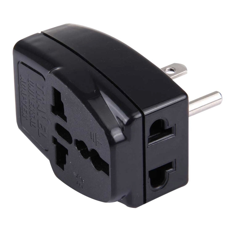 WDS-5 Portable Universal Plug to US Plug Grounded Adapter Power Socket Travel Converter