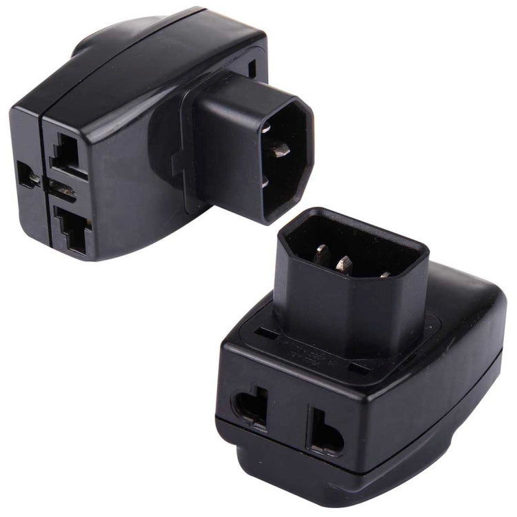 WDS-320 Portable Universal Plug to PDU Server C14 Socket Adapter Power Travel Converter