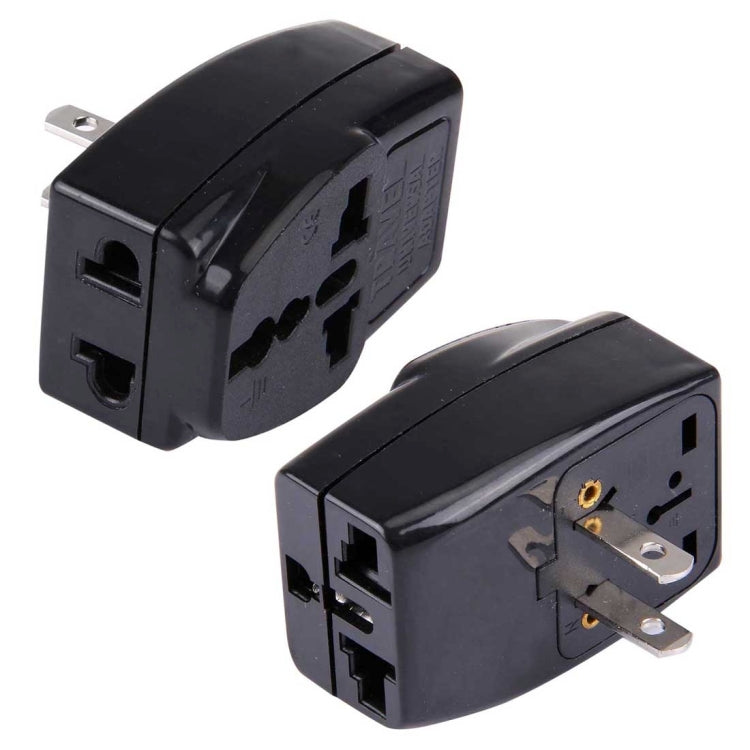 WDS-6 Portable Universal Plug to US Plug Adapter Power Socket Travel Converter