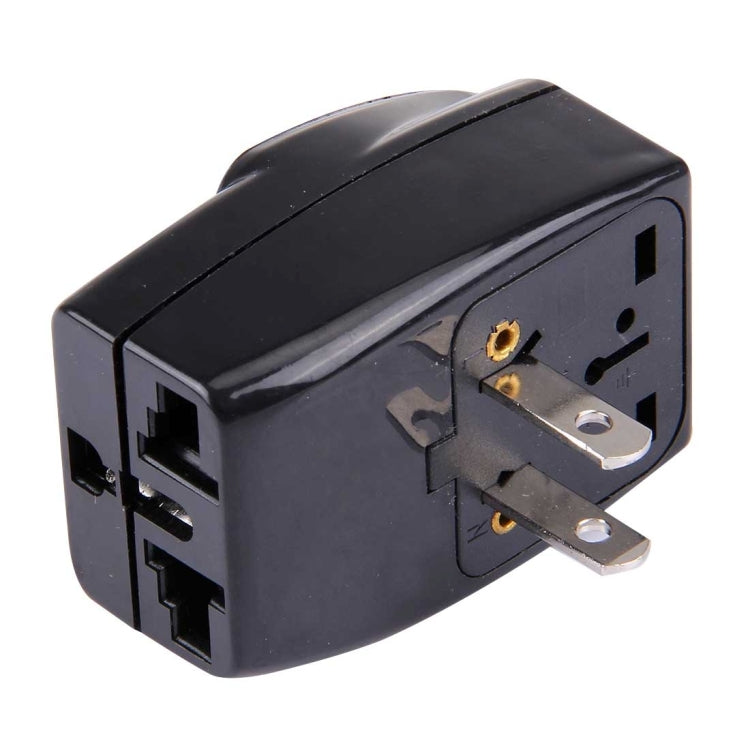 WDS-6 Portable Universal Plug to US Plug Adapter Power Socket Travel Converter