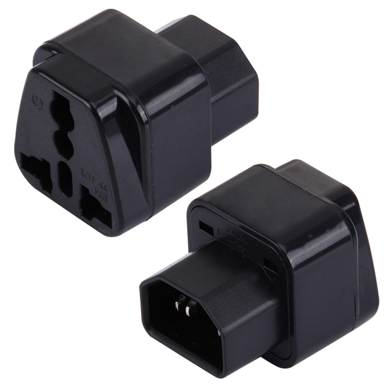 WD-320 Portable Universal Plug to C13-C14 Socket Adapter Power Travel Converter