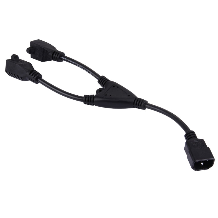C20-2*C13 2 in 1 16A to 10A Splitter Power Y Adapter Cable, Length: 35cm