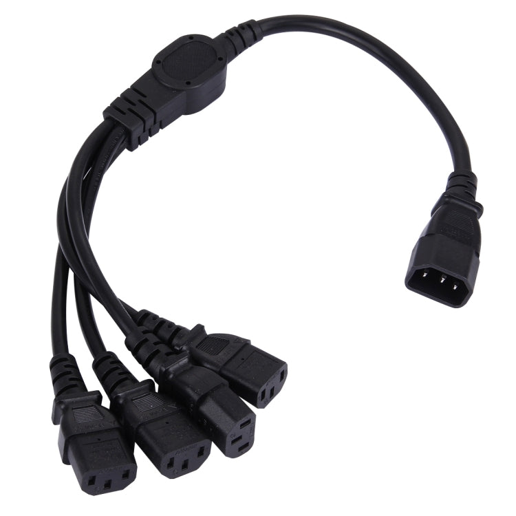 C13-4*C14 4 in 1 Splitter Power Extension Cable, Length: 50cm