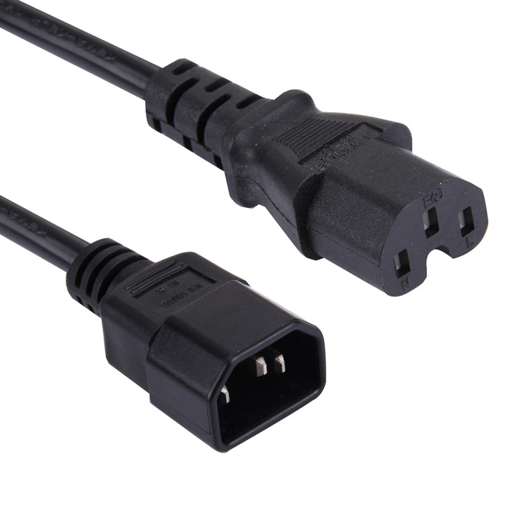 C13-2*C14 2 in 1 Splitter Power Extension Cable, Length: 34cm