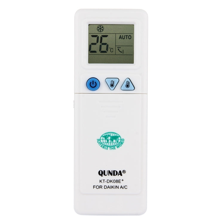 QUNDA KT-DK08E Universal A/C Air-Conditioner Remote Controller with LCD Screen for DAIKIN