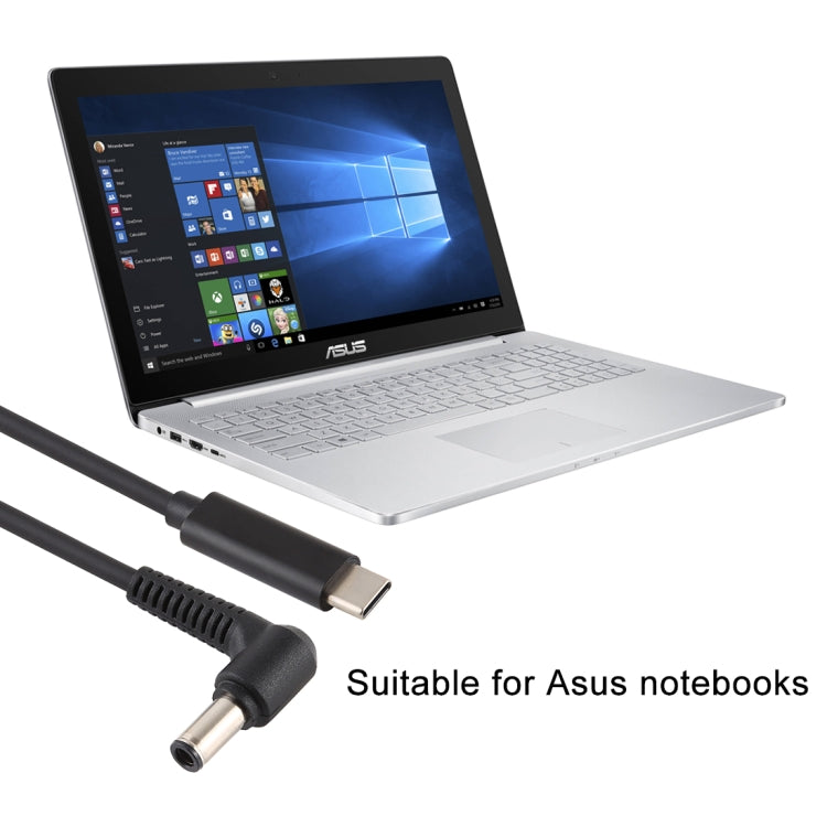 USB-C / Type-C to 6.0 x 0.6mm Laptop Power Charging Cable for Asus, Cable Length: about 1.5m