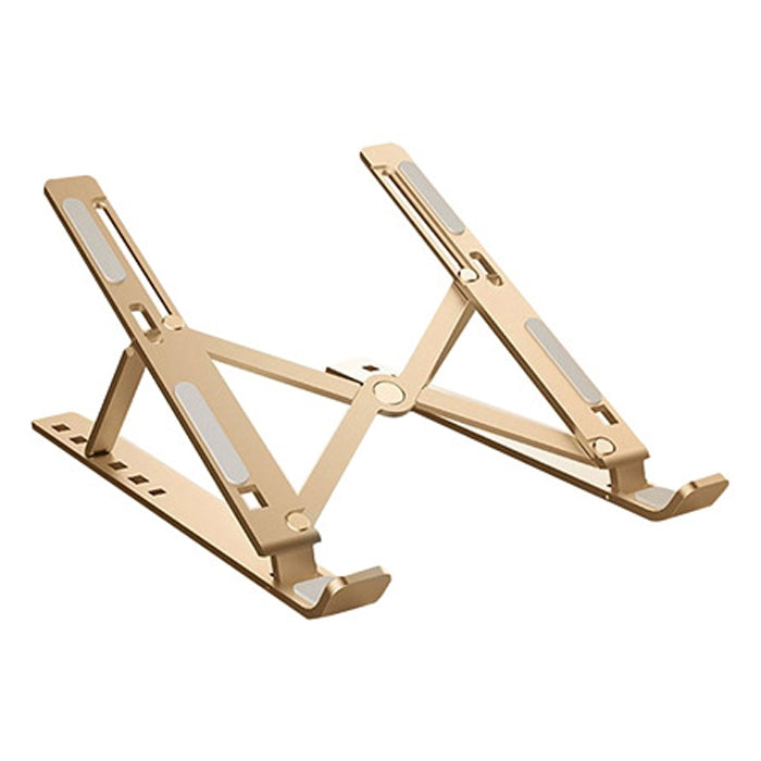 Aluminum Alloy Laptop Height Extender Holder Stand Folding Portable Computer Heat Dissipation Bracket, Size: 24x16.5x5.5cm