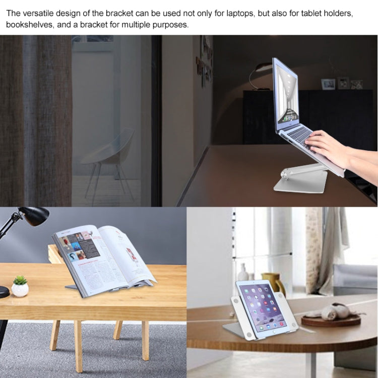 Liftable Portable Laptop Height Extender Holder Stand Folding Portable Computer Heat Dissipation Bracket, Upgrade Version, Size: 29.5x21.7x0.3cm