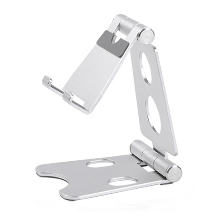 ROOSTAND R2 Aluminum Alloy Mobile Desktop Tablet Bracket Double Folding Lazy Artifact, Size: 6.4x7x9cm