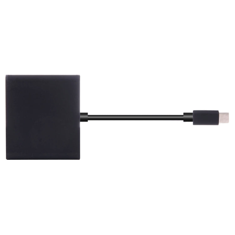 USB-C / Type-C 3.1 Male to USB-C / Type-C 3.1 Female & HDMI Female & USB 3.0 Female Adapter