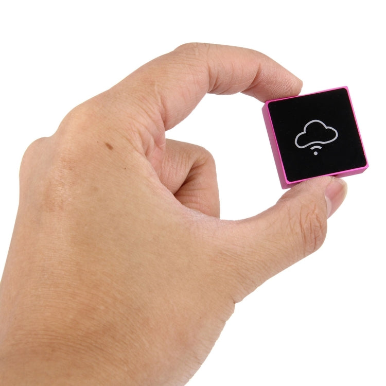 BOX ONE Mini WiFi Wireless Storage Box Hard Drive Disk USB Driver Card Reader for Mobile Phones & Tablets, Compatible with Android 3.0 or Above and IOS 5.1.1 or Above, Support Micro SD Card / TF Card up to 128GB, Size: 31 x 8 mm(Magenta)