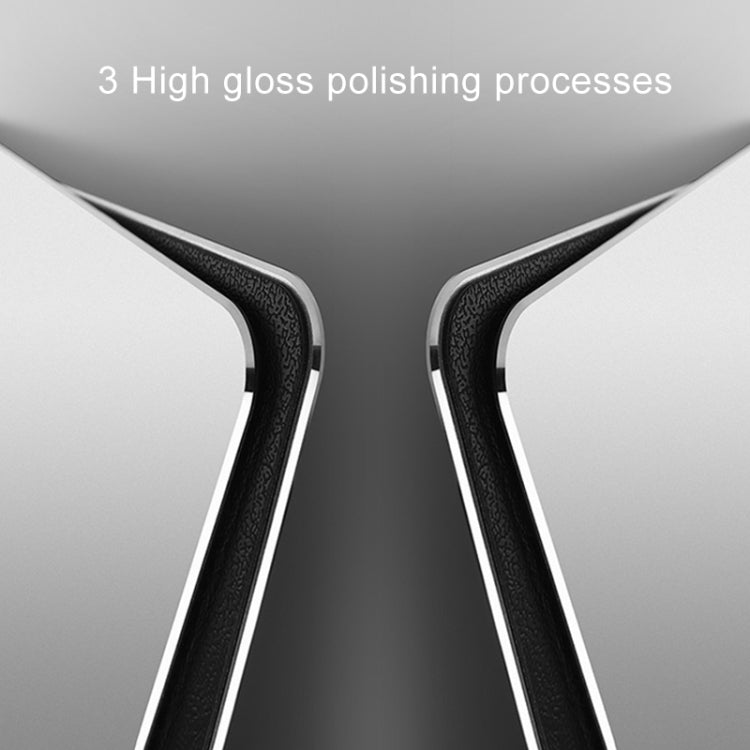 Aluminum Alloy Double-sided Non-slip Mat Desk Mouse Pad, Size : L