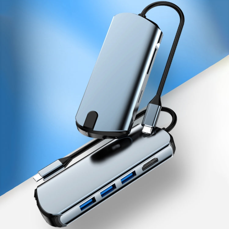 Basix T1904 4 In 1 Multi-function Type-C / USB-C HUB Expansion Dock