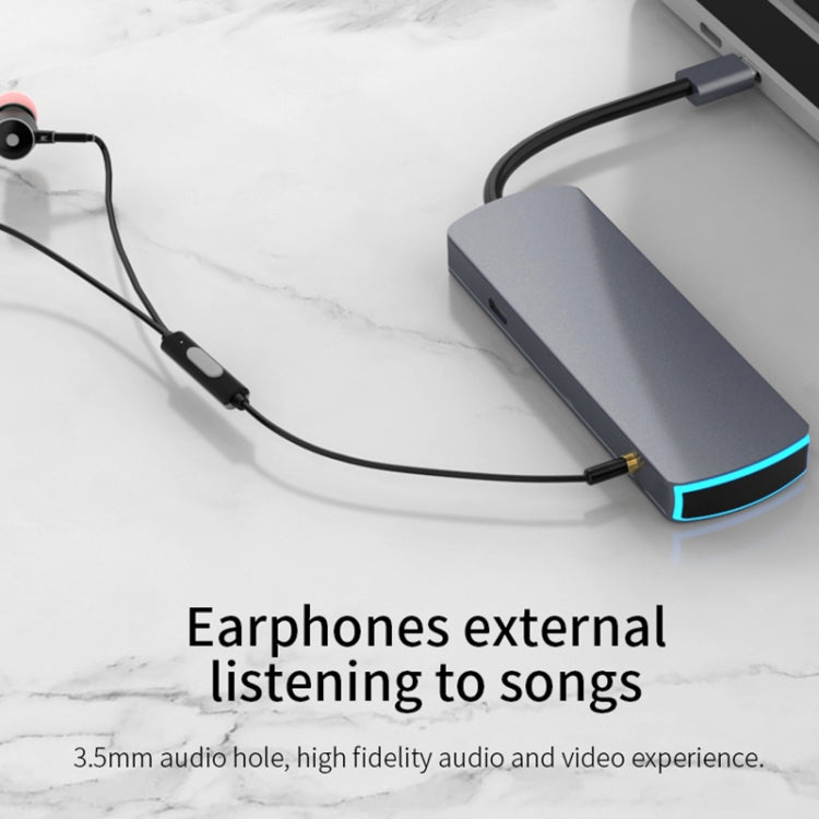 Basix Mate6 6 In 1 Multi-function Type-C / USB-C HUB Expansion Dock
